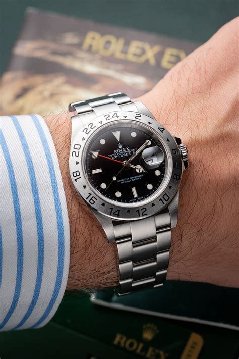 rolex explorer 2 thickness|rolex explorer 2 on wrist.